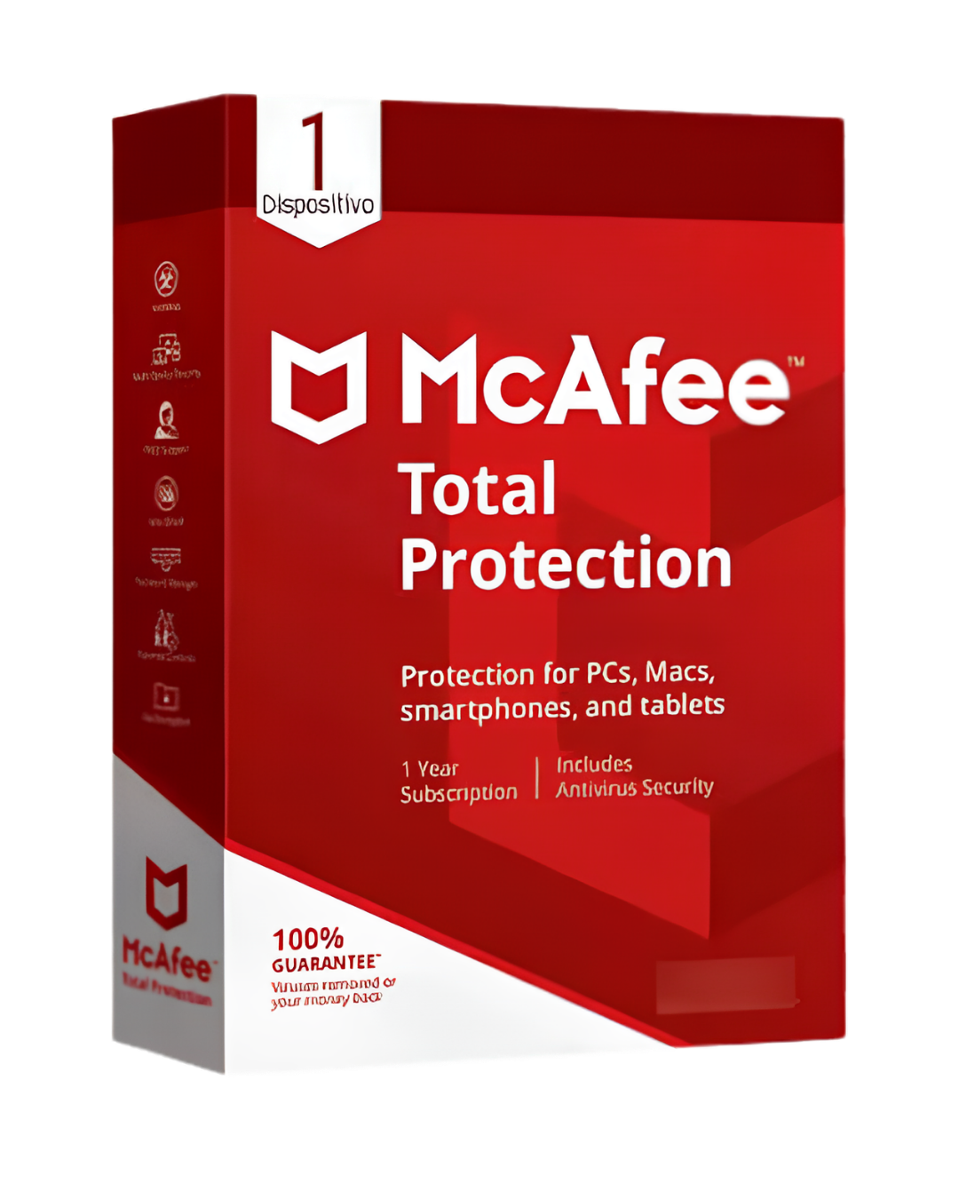 Antivirus McAfee 1 año 1 dispositivo - Instalación remota incluida
